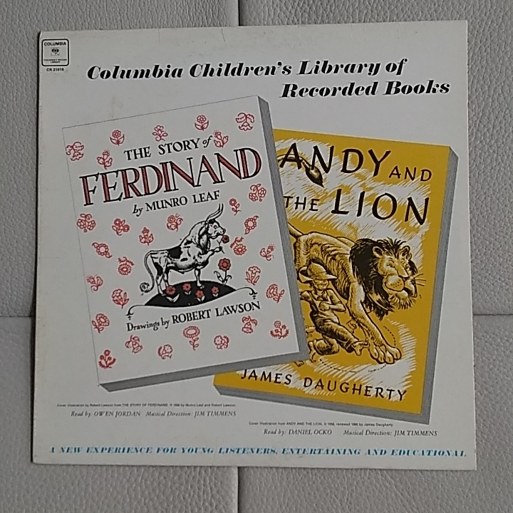 The Story of Ferdinand/Andy and the Lion LP